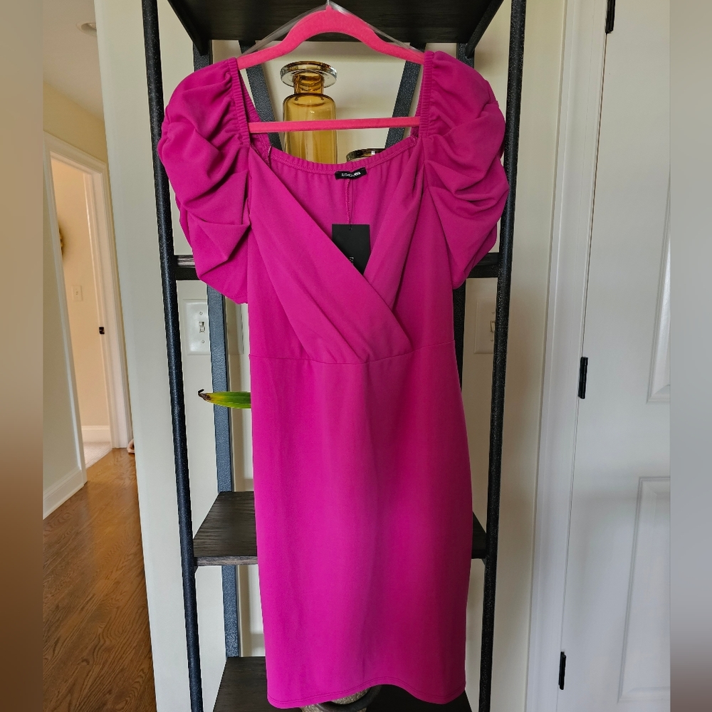 BRAND NEW Fushia Fasion Nova Dress